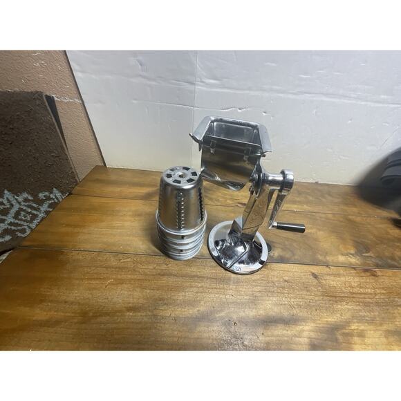 Vintage King Kutter Healthy Gourmet Kitchen Cutter Food Processor Slicer 5 Cones - Picture 15 of 16